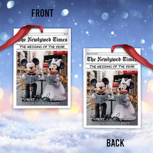 Load image into Gallery viewer, Personalized Acrylic Mouse Ornament Wedding Gift Decor
