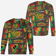 Load image into Gallery viewer, Personalized Juneteenth All-Over Shirt Custom Design for Dad
