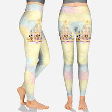Load image into Gallery viewer, Personalized Disney Castle Hoodie and Leggings Set | Custom Name Gift for Kids

