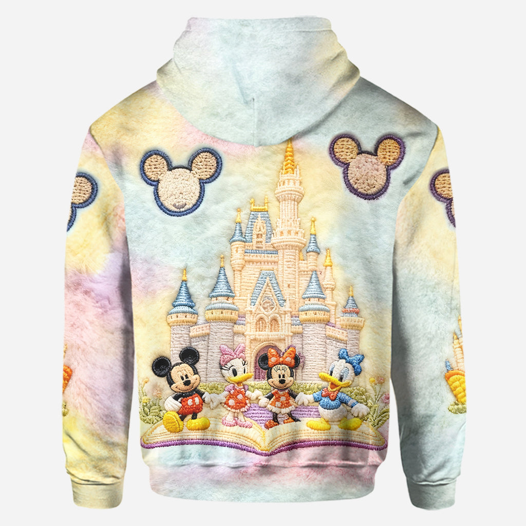 Personalized Disney Castle Hoodie and Leggings Set | Custom Name Gift for Kids