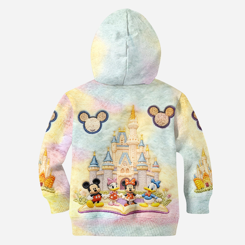 Personalized Disney Castle Hoodie and Leggings Set | Custom Name Gift for Kids