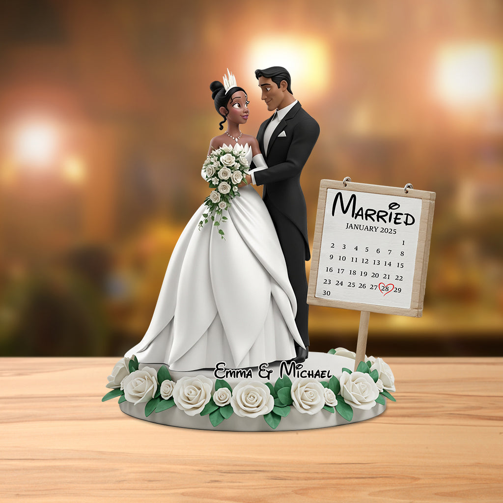 Personalized Happily Ever After Anniversary Acrylic Plaque Gift