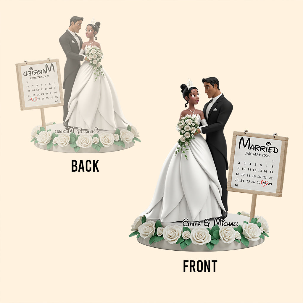 Personalized Happily Ever After Anniversary Acrylic Plaque Gift