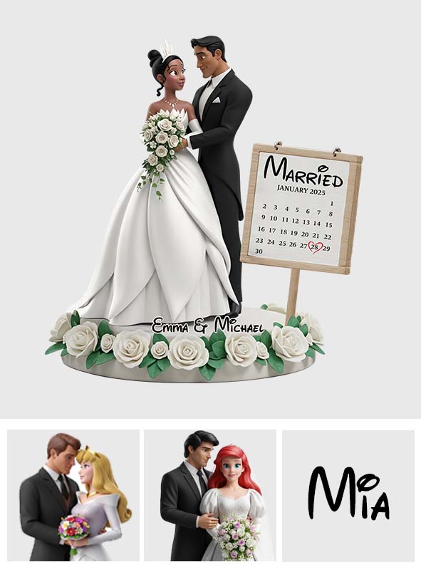 Personalized Happily Ever After Anniversary Acrylic Plaque Gift