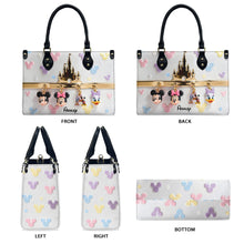 Load image into Gallery viewer, Personalized Mouse Leather Handbag &amp; Long Wallet Gift for Her
