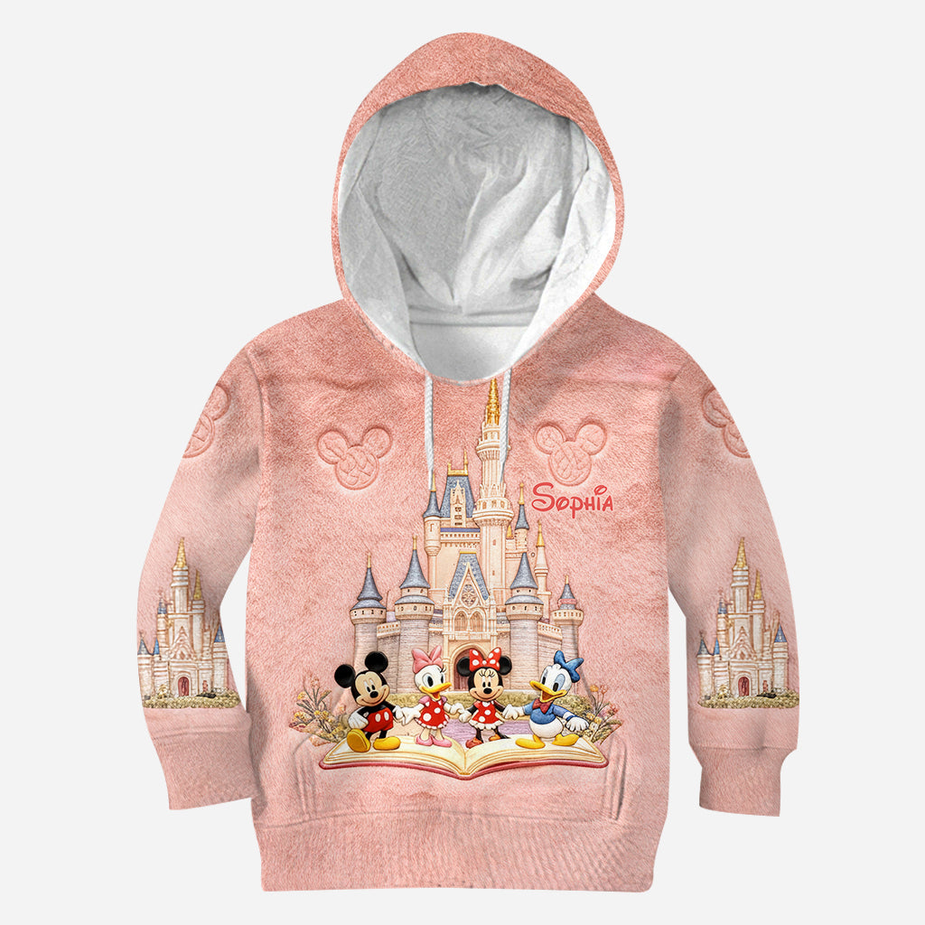Personalized Disney Castle Mouse Hoodie & Leggings Set for Kids