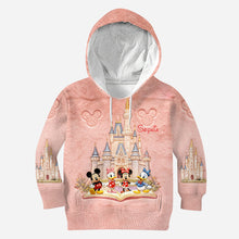 Load image into Gallery viewer, Personalized Disney Castle Mouse Hoodie &amp; Leggings Set for Kids
