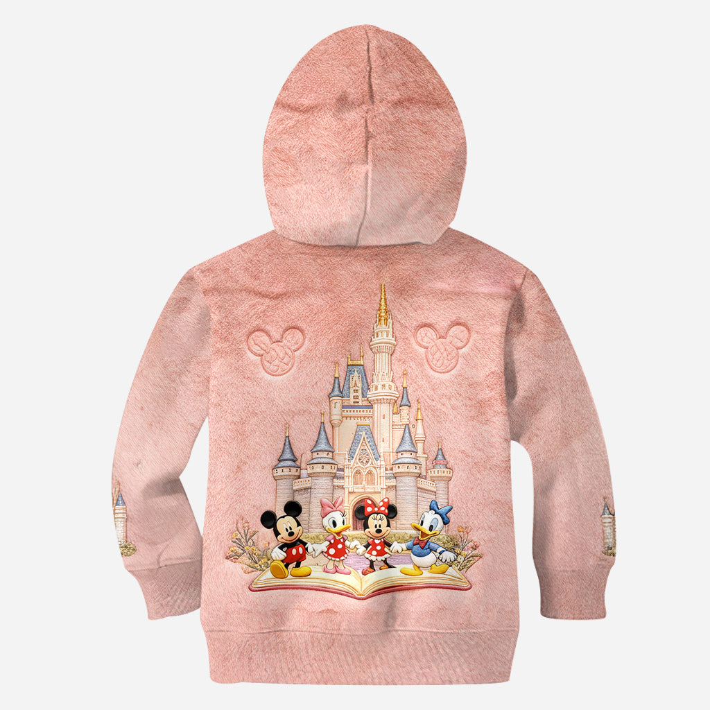 Personalized Disney Castle Mouse Hoodie & Leggings Set for Kids