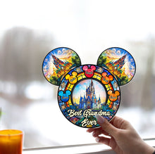 Load image into Gallery viewer, Personalized Mickey Mouse Suncatcher Ornament for Grandma - Unique Home Decor
