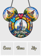 Load image into Gallery viewer, Personalized Mickey Mouse Suncatcher Ornament for Grandma - Unique Home Decor
