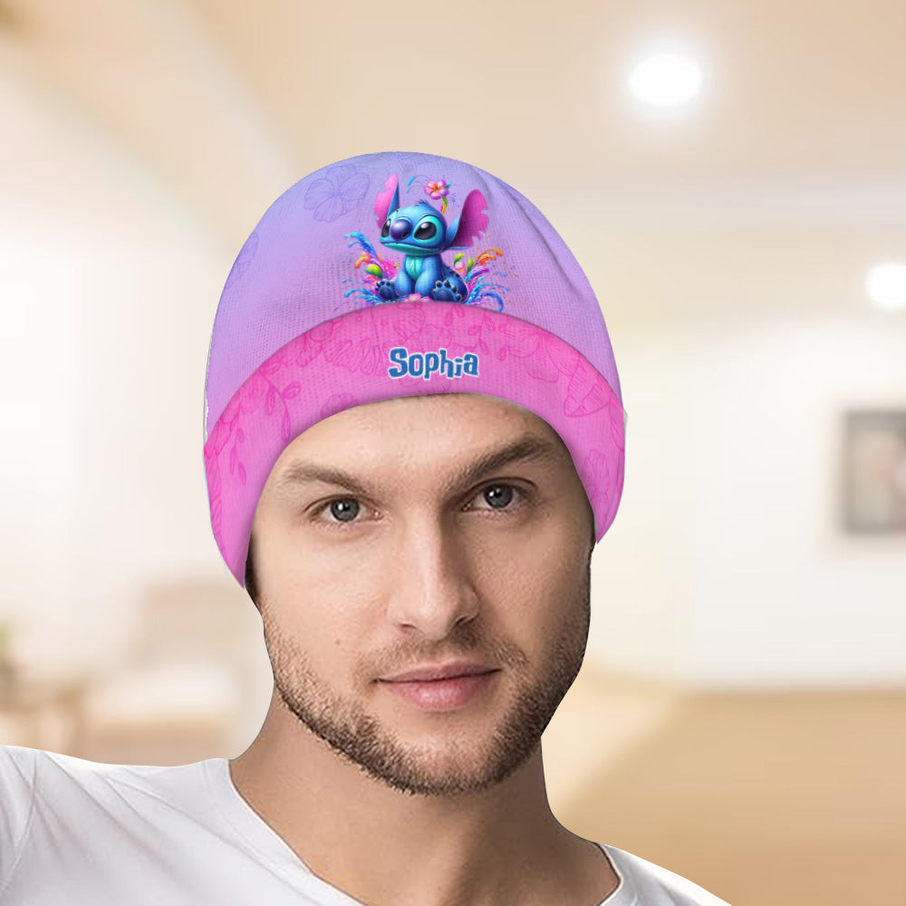 Personalized Ohana Beanie Hat Custom Name Gift for Kids