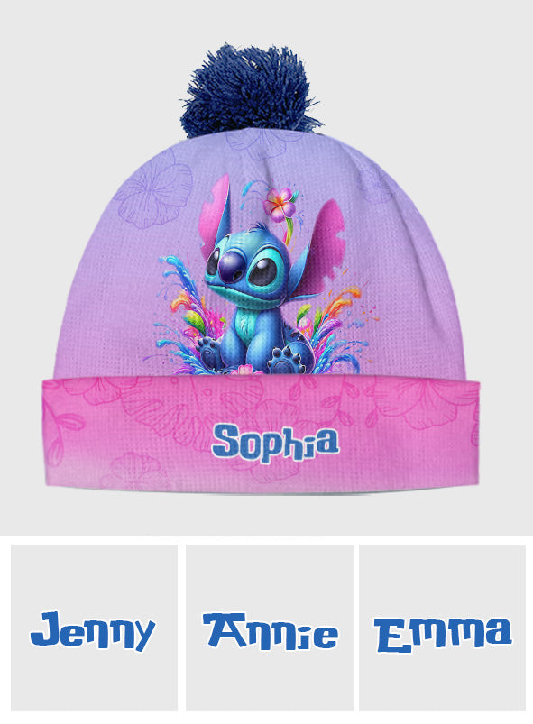 Personalized Ohana Beanie Hat Custom Name Gift for Kids