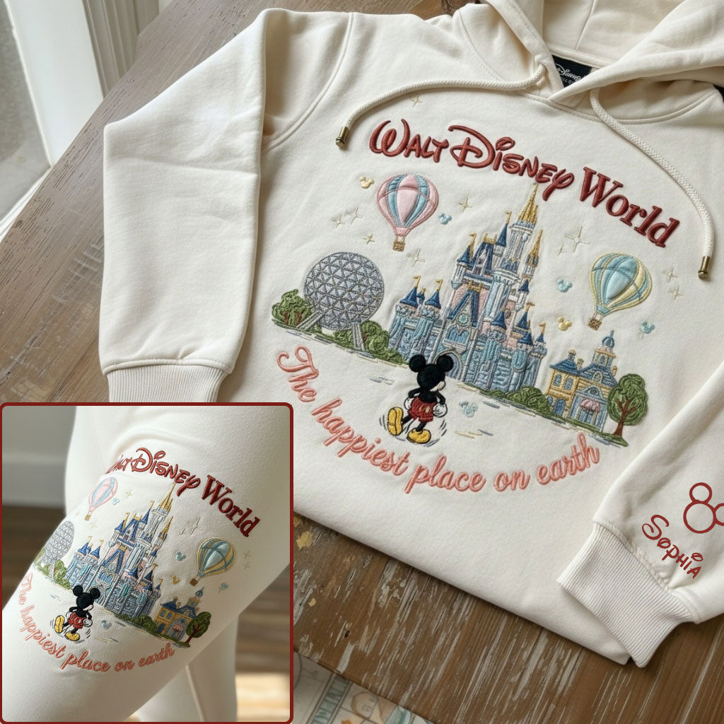 Personalized Disney Hoodie and Leggings Set for Kids | Custom Name Gift