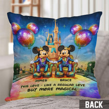 Load image into Gallery viewer, Personalized Magical Mouse Throw Pillow Custom Name Gift
