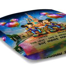 Load image into Gallery viewer, Personalized Magical Mouse Throw Pillow Custom Name Gift
