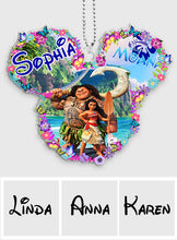 Load image into Gallery viewer, Personalized Disney Moana Car Ornament Custom Name Gift
