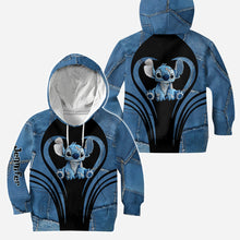 Load image into Gallery viewer, Personalized Ohana Hoodie and Leggings Set for Family Gift
