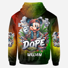Load image into Gallery viewer, Personalized All Over Shirt with Weed Design Custom Name Gift
