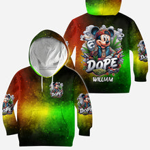 Load image into Gallery viewer, Personalized All Over Shirt with Weed Design Custom Name Gift
