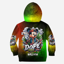 Load image into Gallery viewer, Personalized All Over Shirt with Weed Design Custom Name Gift
