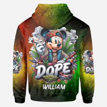 Load image into Gallery viewer, Personalized All Over Shirt with Weed Design Custom Name Gift
