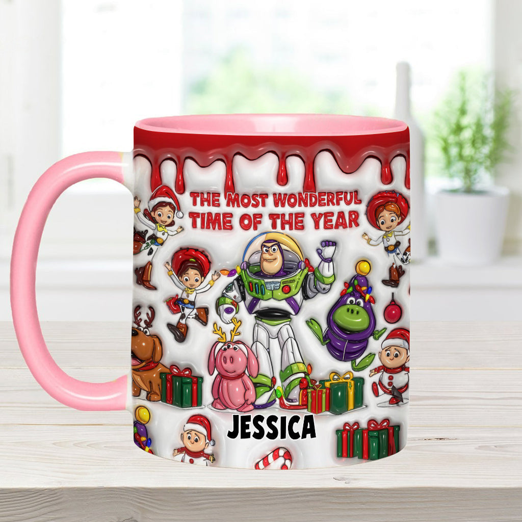Personalized Accent Mug Christmas Gift for Kids Custom Name