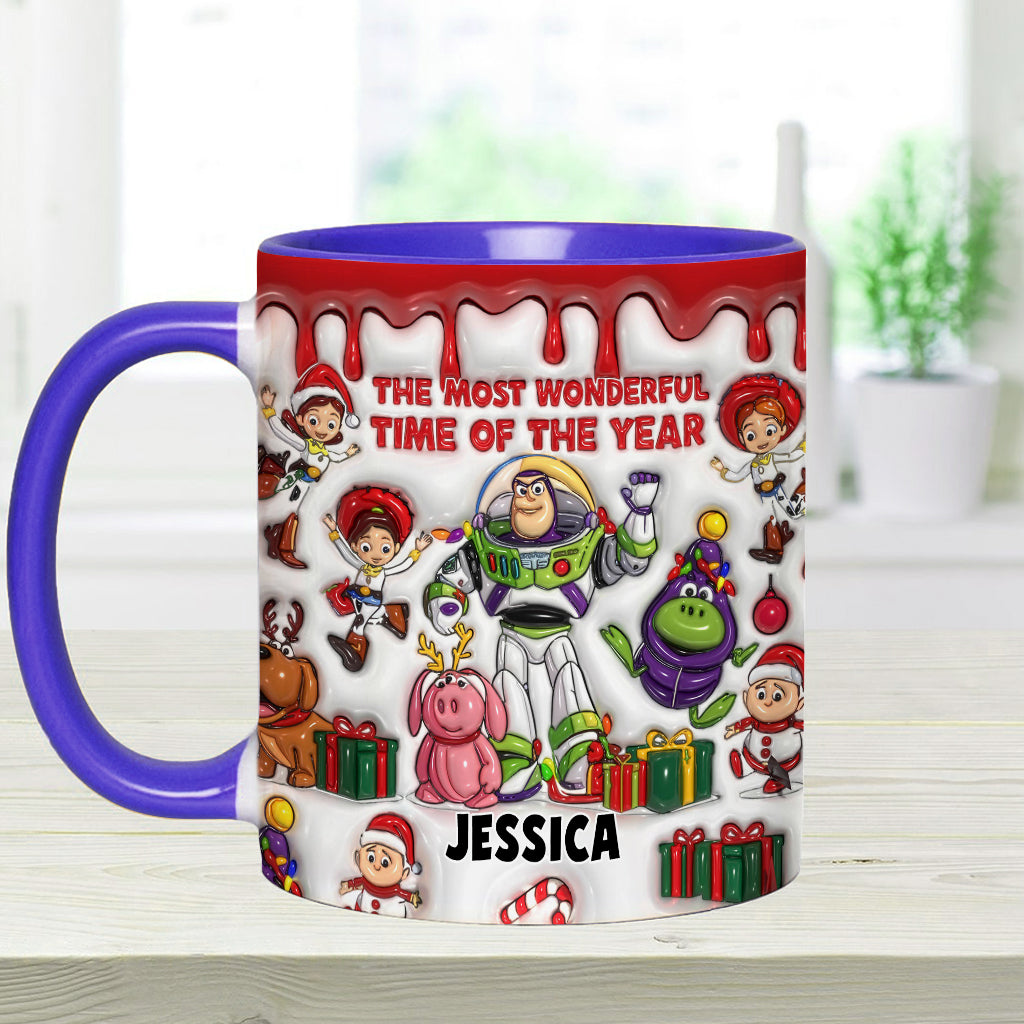 Personalized Accent Mug Christmas Gift for Kids Custom Name