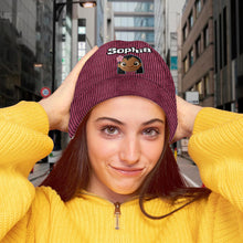 Load image into Gallery viewer, Personalized Ohana Beanie Hat with Custom Patches for Kids
