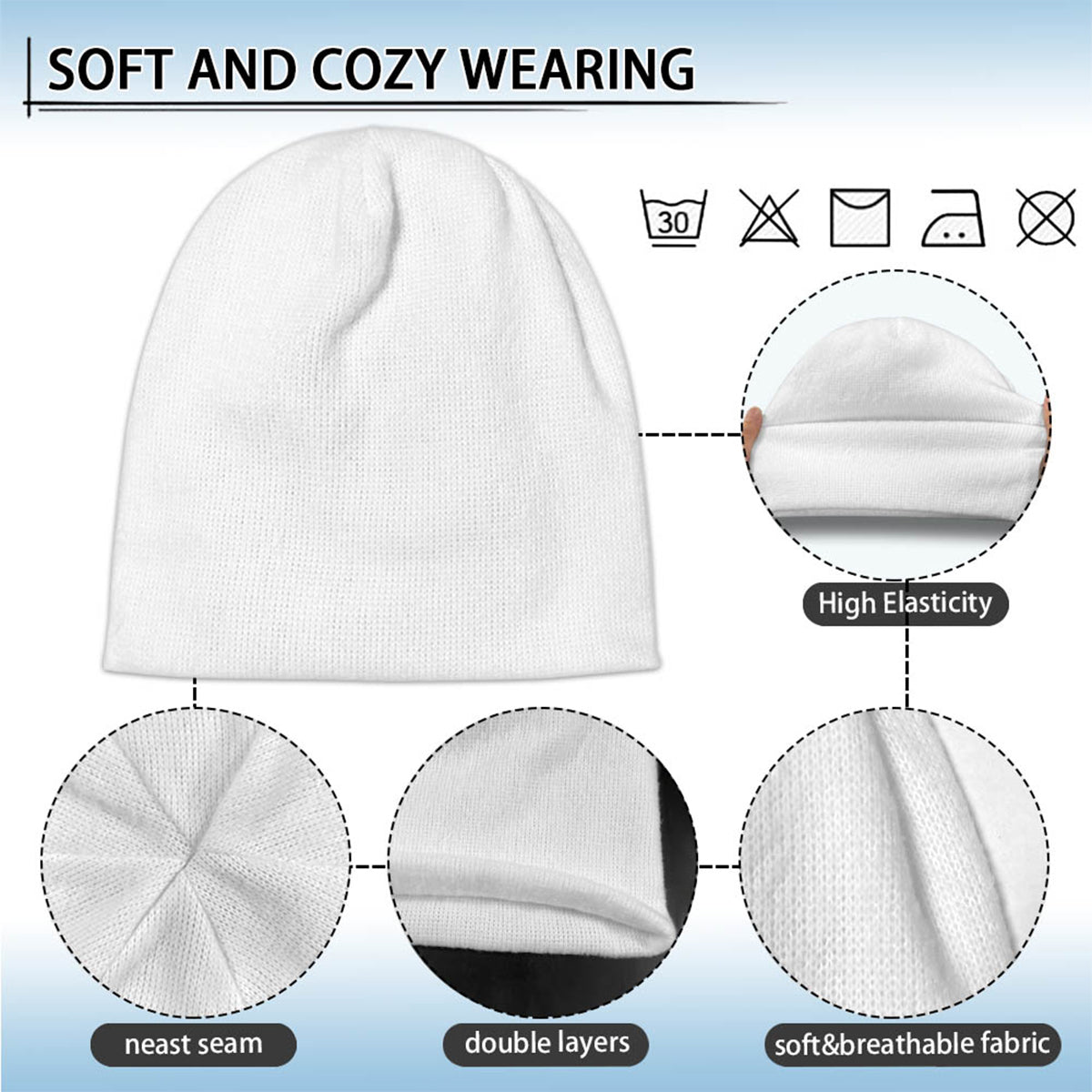 Personalized Ohana Beanie Hat with Custom Patches for Kids