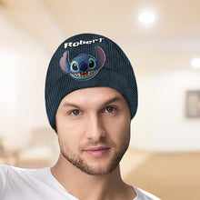 Load image into Gallery viewer, Personalized Ohana Beanie Hat with Custom Patches for Kids
