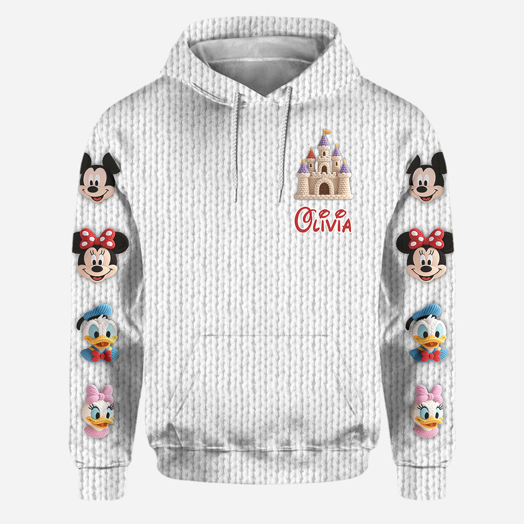 Personalized Mouse Hoodie and Leggings Set Custom Name Gift