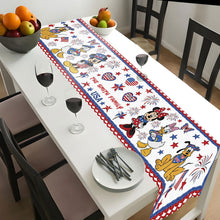 Load image into Gallery viewer, Personalized Colorful Mouse Table Runner Unique Family Gift

