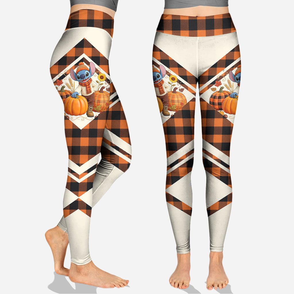 Personalized Fall Hoodie and Leggings Set Custom Name Gift