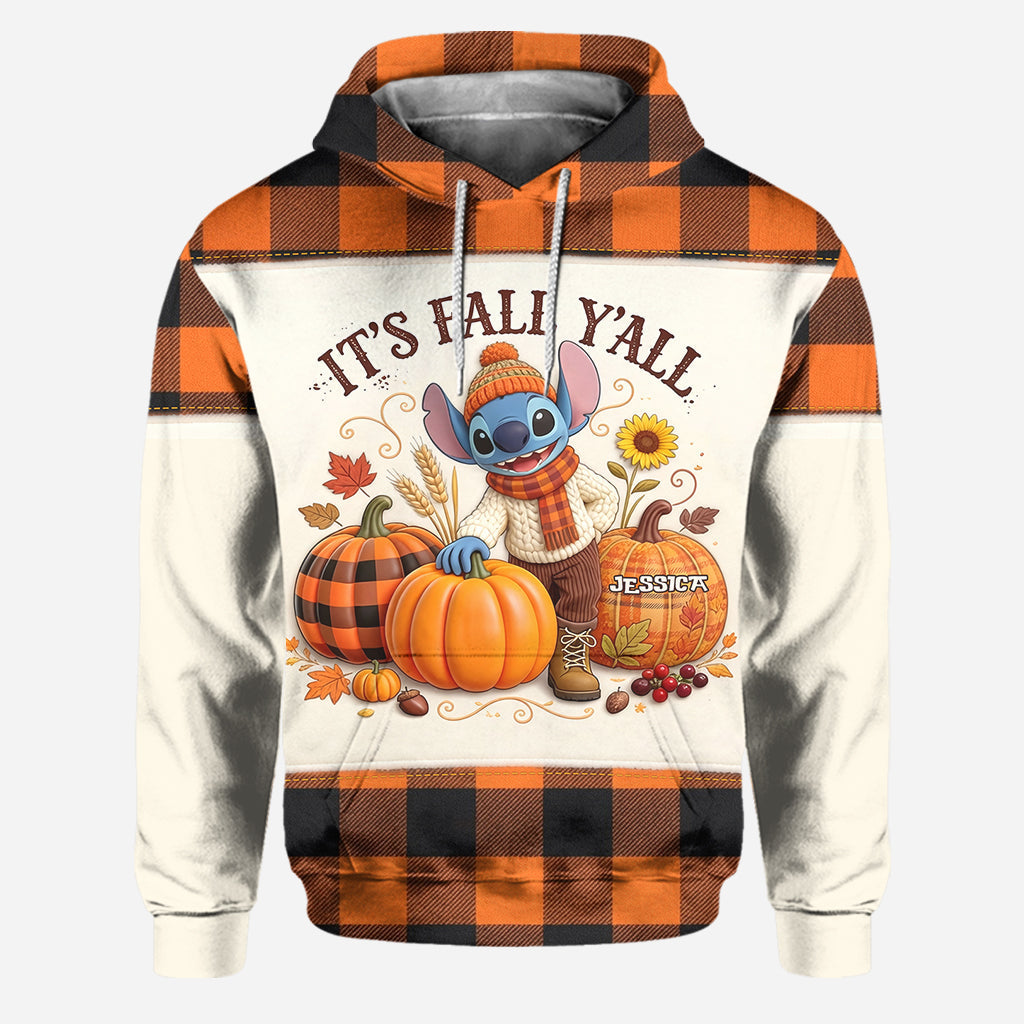 Personalized Fall Hoodie and Leggings Set Custom Name Gift