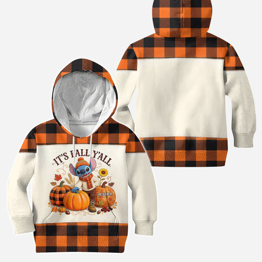 Personalized Fall Hoodie and Leggings Set Custom Name Gift