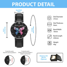 Load image into Gallery viewer, Personalized Ohana Couple Hand Watch Set Custom Names Gift for Anniversary

