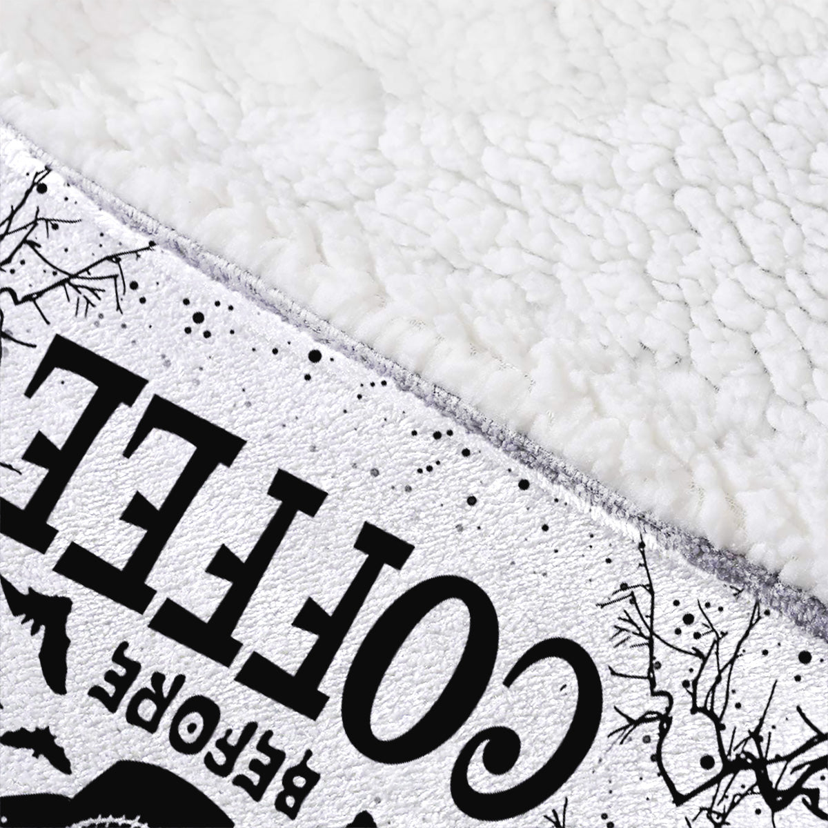 Personalized Nightmare Before Coffee Blanket Hoodie Gift