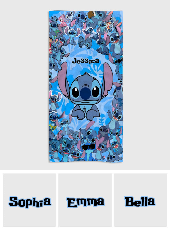 Personalized Quick-dry Beach Towel with Custom Name | Fun Summer Gift