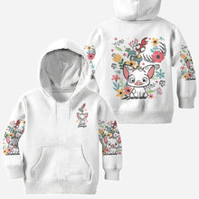 Load image into Gallery viewer, Personalized Floral Pig All Over Shirt Custom Name Gift
