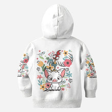Load image into Gallery viewer, Personalized Floral Pig All Over Shirt Custom Name Gift
