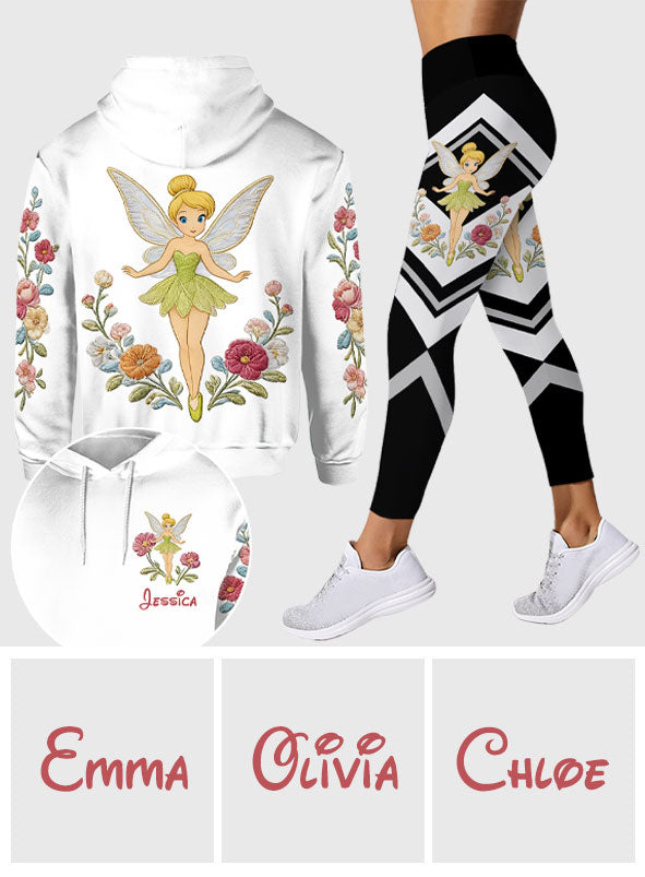 Personalized Tinkerbell Hoodie & Leggings Set Gift for Kids