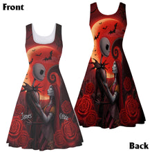 Load image into Gallery viewer, Personalized Nightmare Hawaiian Shirt &amp; Sleeveless Dress for Couples
