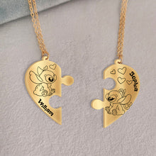 Load image into Gallery viewer, Personalized Ohana Matching Pendant Necklace Gift for Couples
