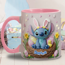 Load image into Gallery viewer, Personalized Easter Accent Mug Custom Name Gift for Kids
