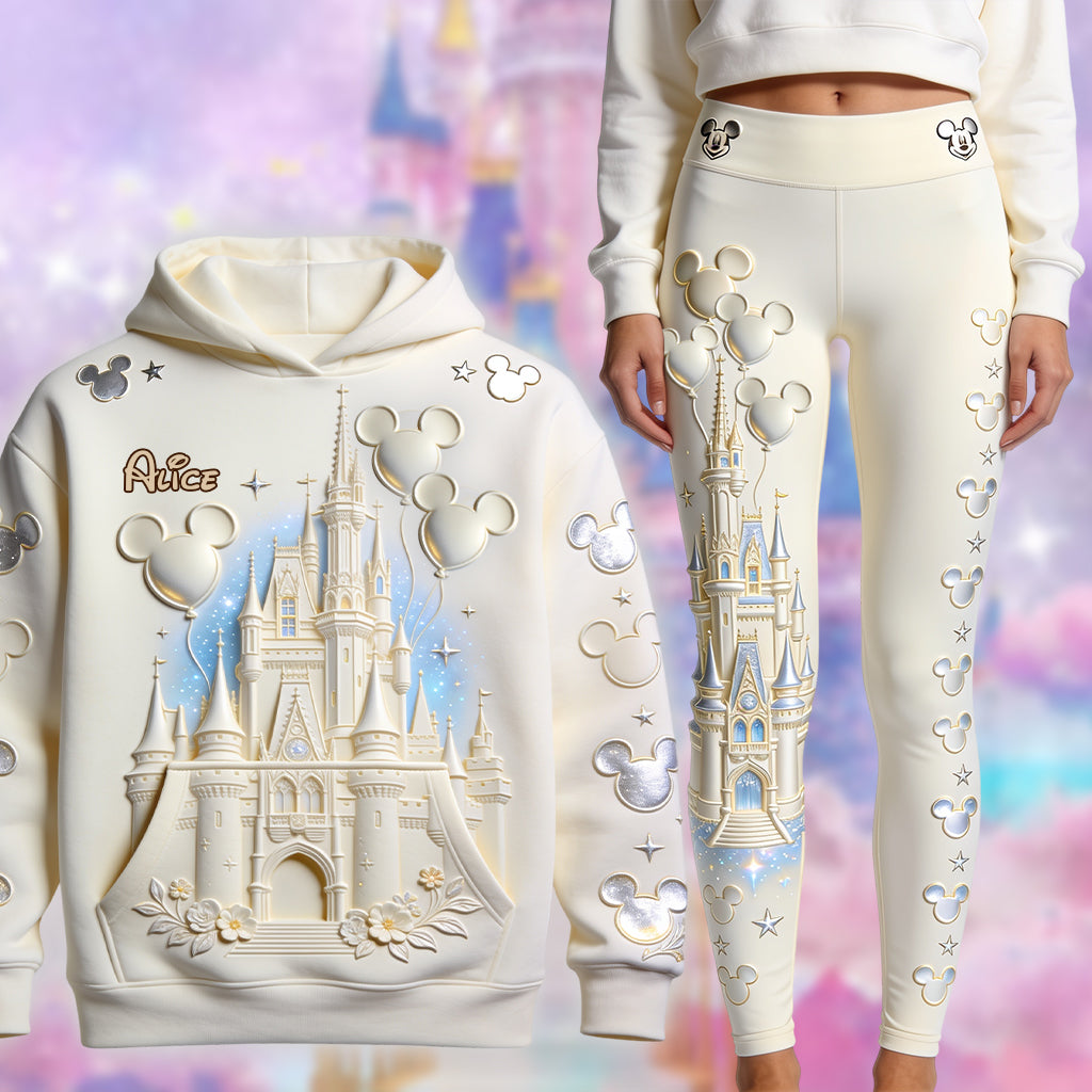 Personalized Dream Trip Hoodie & Leggings Set with Custom Name