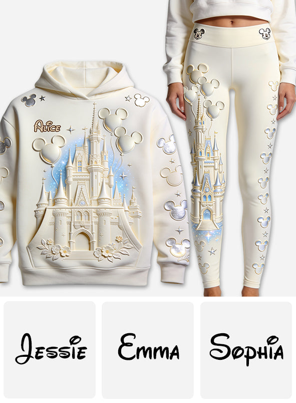 Personalized Dream Trip Hoodie & Leggings Set with Custom Name