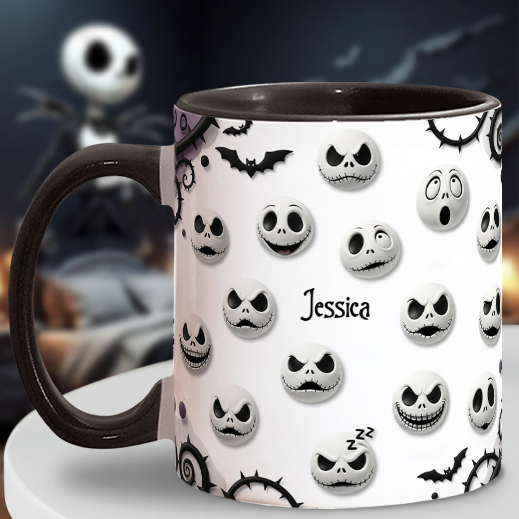 Personalized Nightmare Accent Mug with Custom Name Gift
