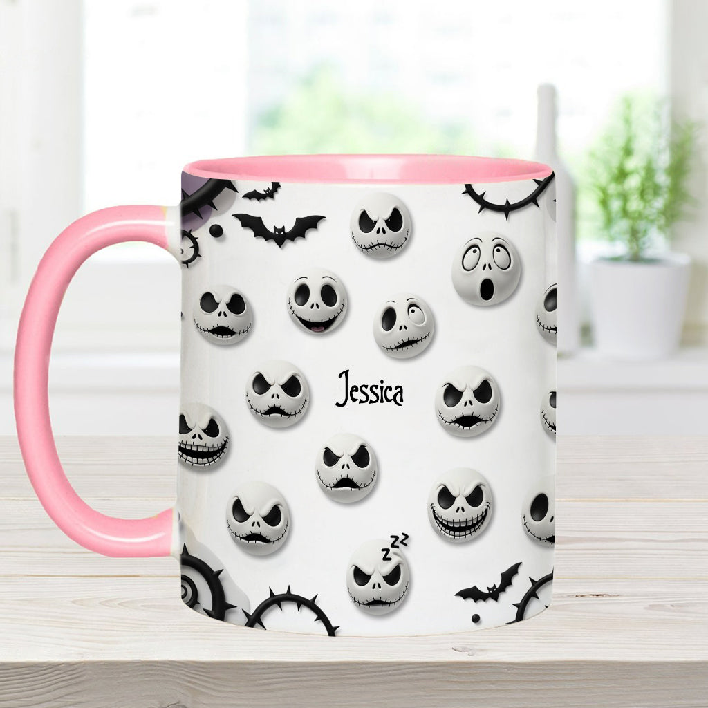 Personalized Nightmare Accent Mug with Custom Name Gift