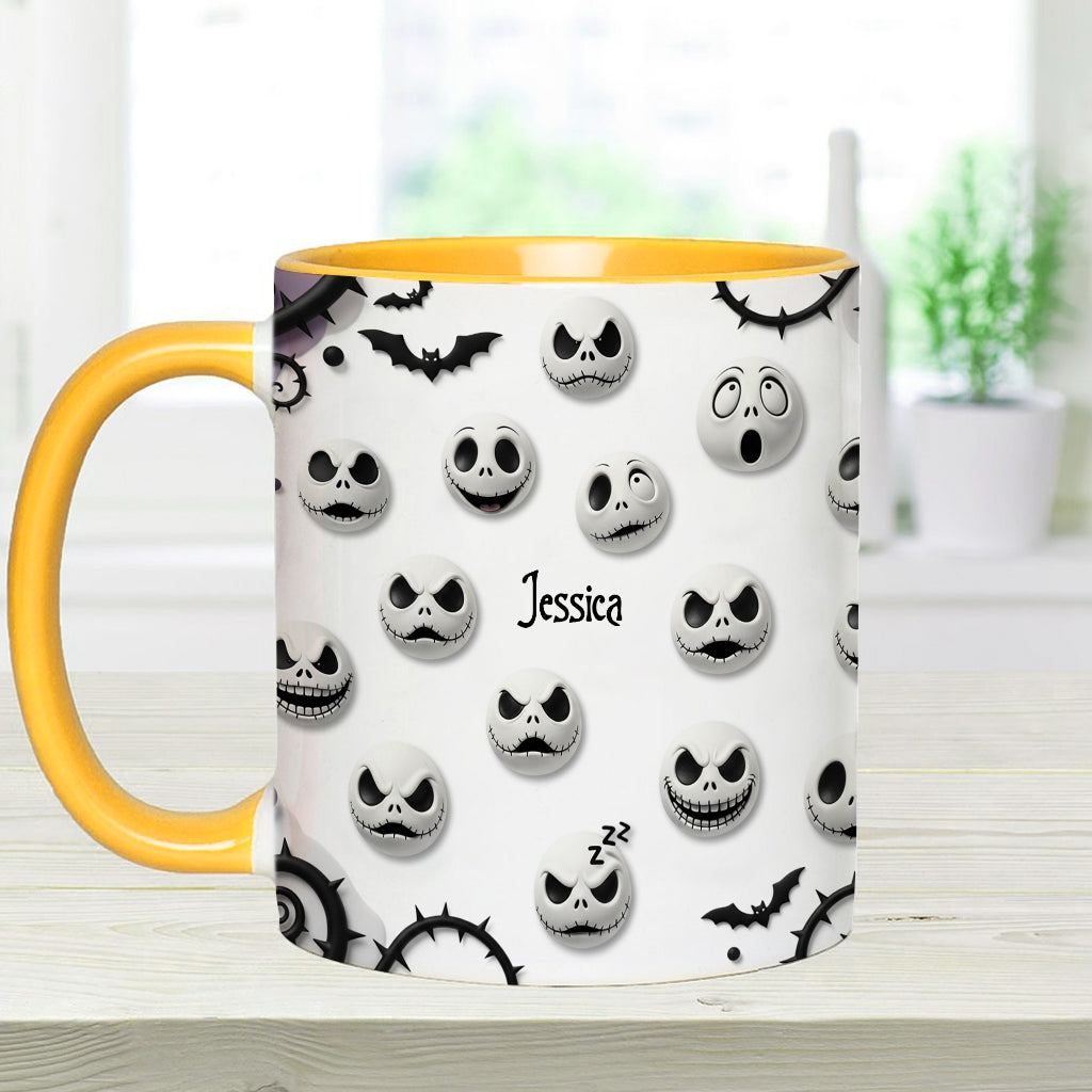 Personalized Nightmare Accent Mug with Custom Name Gift