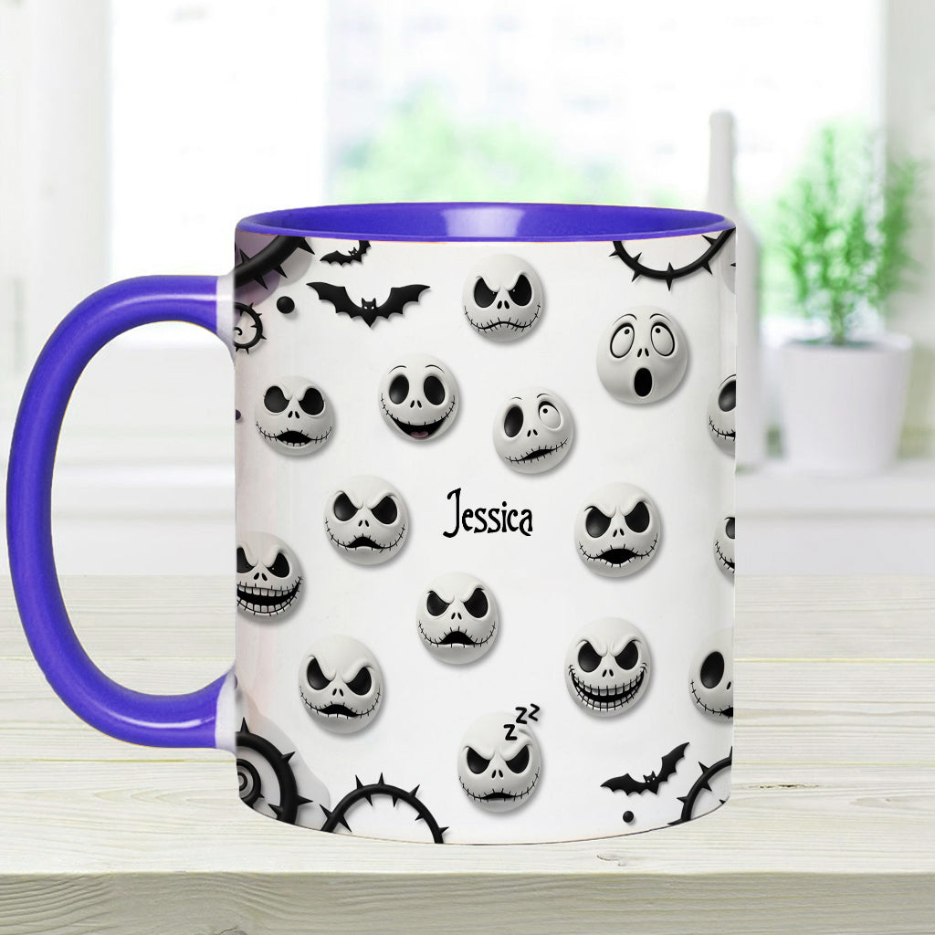 Personalized Nightmare Accent Mug with Custom Name Gift